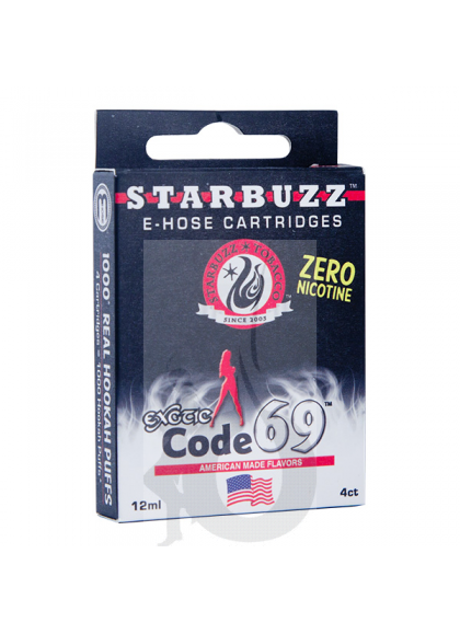 4 Cartuchos Starbuzz E-Hose - Code 69