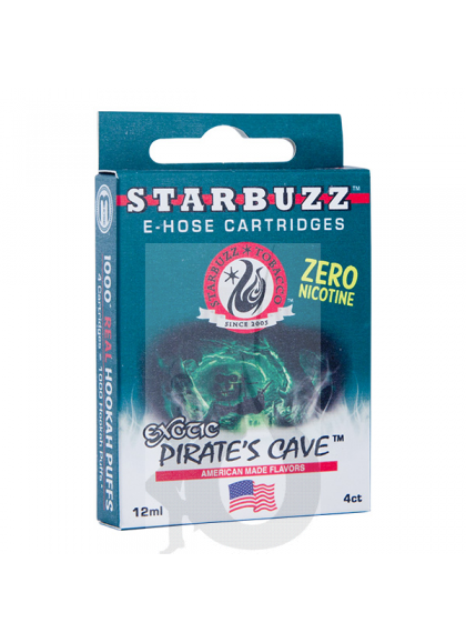 4 Cartuchos Starbuzz E-Hose - Pirate's Cave