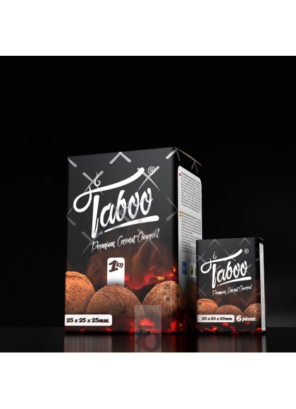 Taboo Premium Coconut Charcoal 1kg