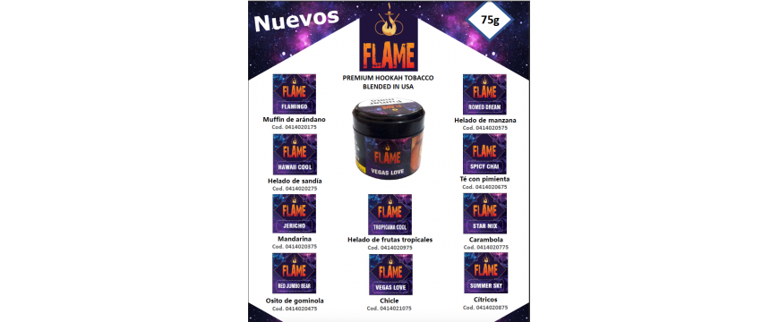 El nuevo tabaco para cachimba Flame llega en breve a España – ¡Conoce ya la marca y todos sus sabores increíbles!